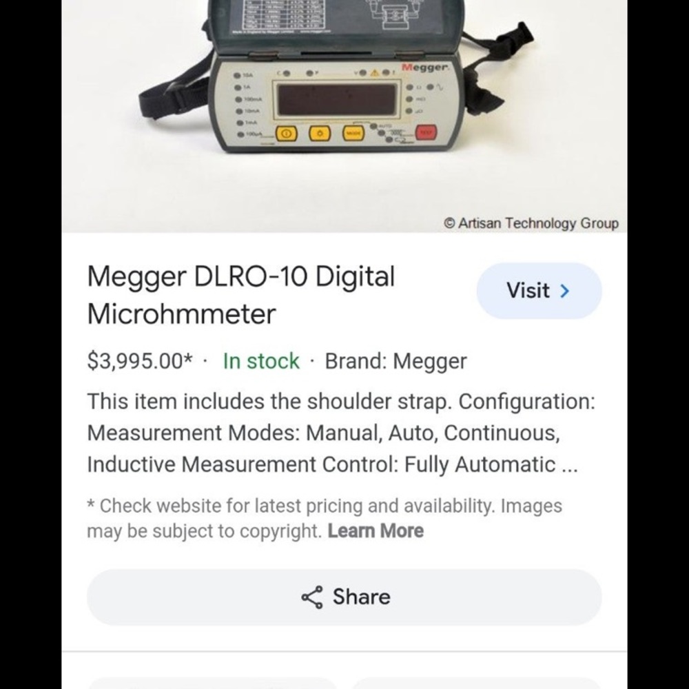 Megger Micrometer - Picture 3 of 5